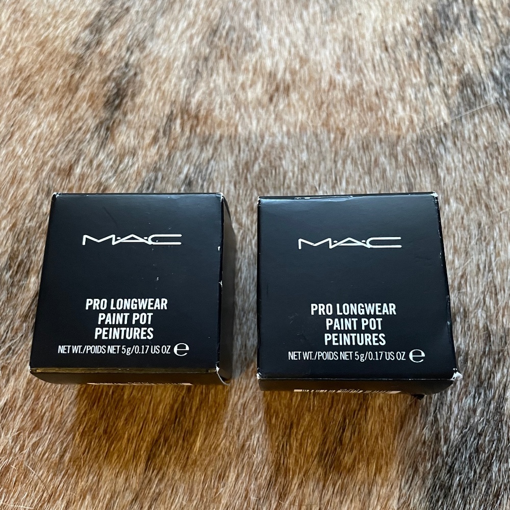 Lot of 2 MAC Longwear Paint Pots